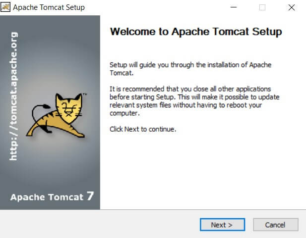 Setup Apache Tomcat