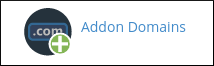 cPanel - Domains - Addon Domains icon