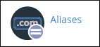 cPanel - Domains - Aliases icon