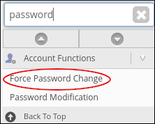 WebHost Manager - Force Password Change